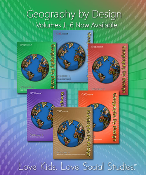 Geography by Design Volumes 1-4 now available